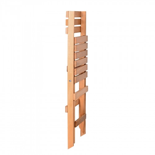 BYSAY WOODEN FOLDABLE GARDEN KITCHEN BALCONY TERRACE CHAIR (NATURAL)