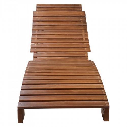 BYSAY AHŞAP KATLANABİLİR YATAR ŞEZLONG PLAJ YATAĞI MİNDER DAHİL 3 LÜ SET (CEVİZ - TURKUAZ)