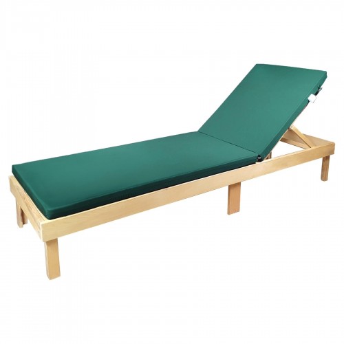 BYSAY TAŞINIR KATLANIR ŞEZLONG MİNDERİ KAMP MİNDERİ  SU İTİCİ KUMAŞ FERMUARLI 5 CM(YEŞİL)